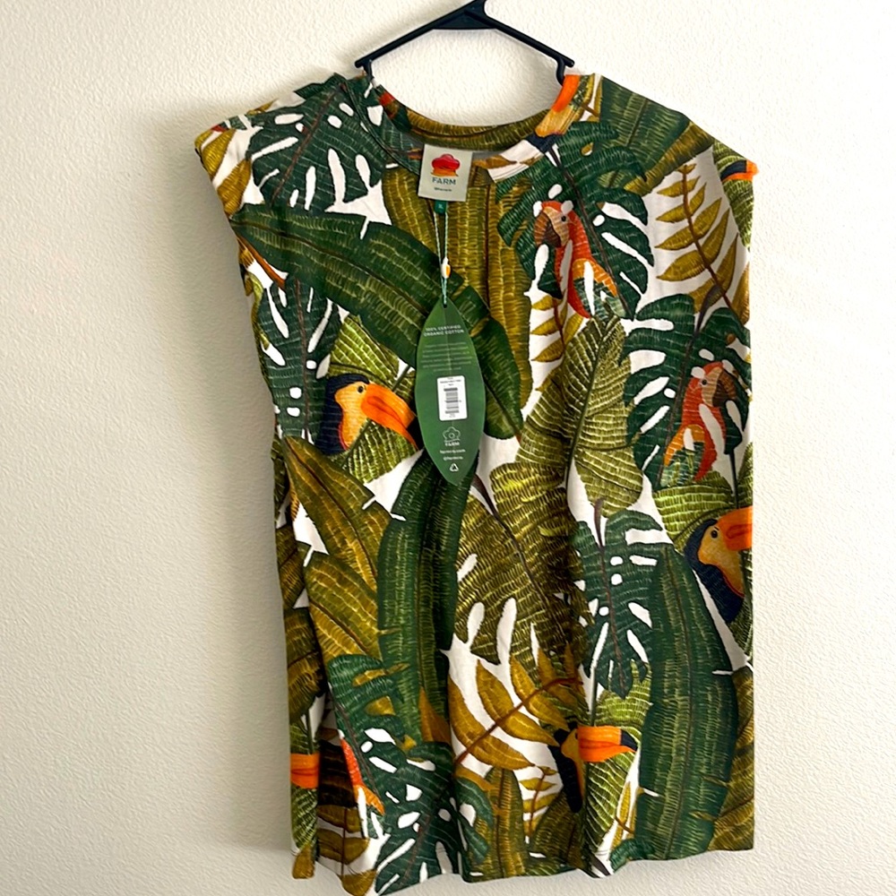 FARM Rio Paradise Forest Tshirt, Size XL